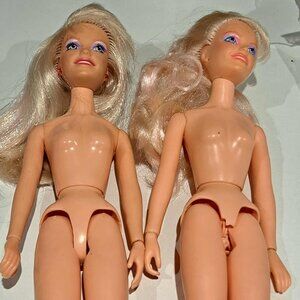 flash n sizzle, rock n curl, lot of 2 jem dolls bait lot jem and the holograms